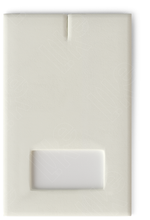 Вкладыш 13/наклонный/для подвески/окошко для бирки/прорезь для нитки