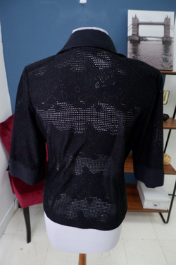 Рубашка в сетку 44 размер