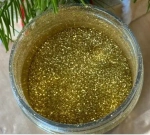 Блестки сухие для декорирования VGT Pet glitter ПОРОШОК для добавления в лакокрасочные материалы, для хобби, творчества и рукоделия, золото, 0,05кг