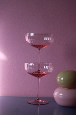 Набор креманок для шампанского 2шт 280мл Anna Von Lipa Лион розовый