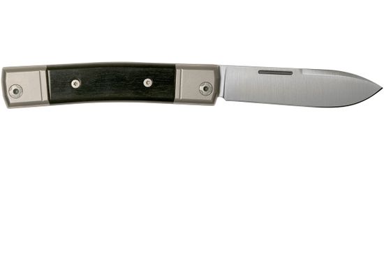 Складной нож Lion Steel "BestMan" L/BM2 EB c клинком из стали Böhler M390 Microclean®, рукоять дерево (Эбен)