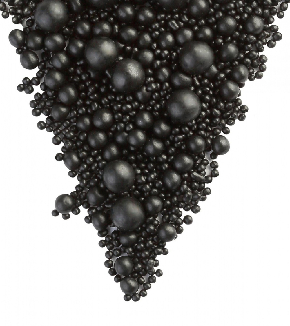 Шарики кранч Черный МИКС 100 гр.