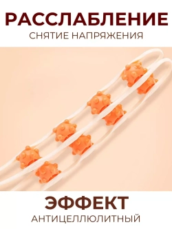 Массажер для тела ручной роликовый-для шеи и спины