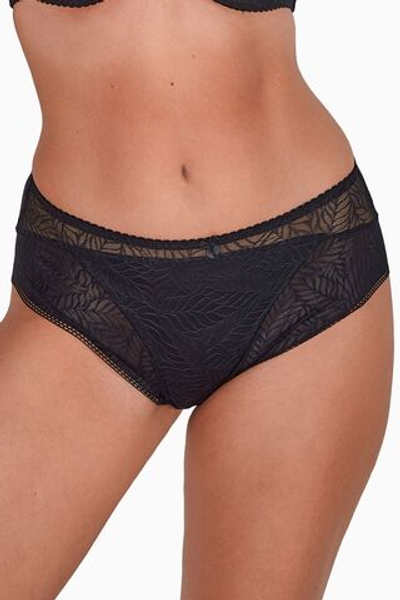 Трусики-слипы со средней линией талии Sandy (Размер: 4X) (Цвет: черный)