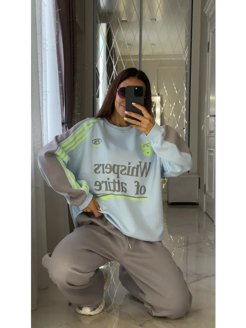 Костюм ATTIRE спортивная двойка свитшот и брюки