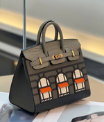 Сумка Hermes из кожи крокодила