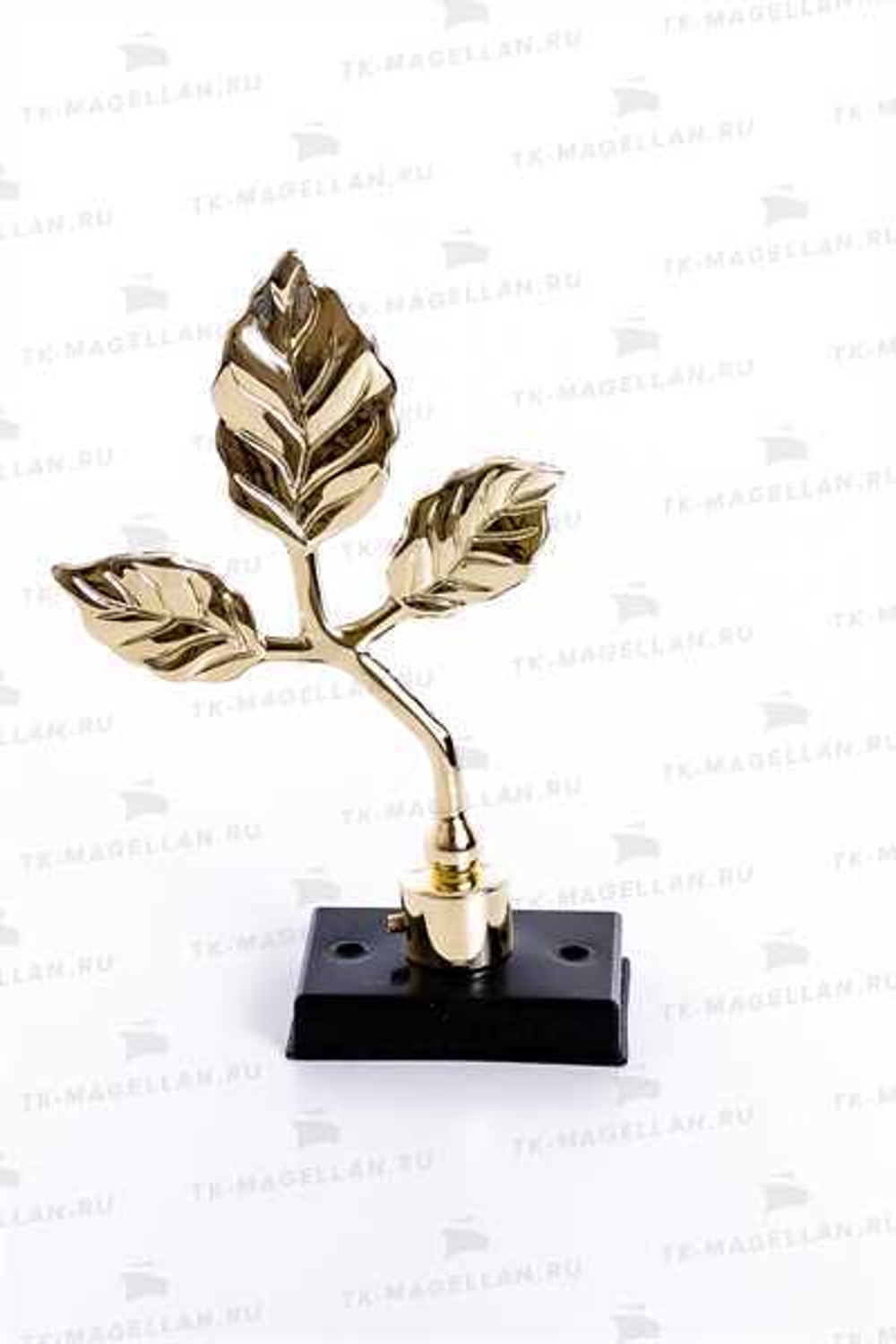 Наконечник АМ Листок 16мм, золото глянец