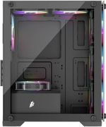 Компьютерный корпус 1STPLAYER FIREBASE X2-M LED Black (X2-M-4F1)