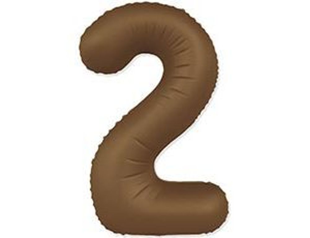 Ф ЦИФРА 2 40" SLIM Choco Brown