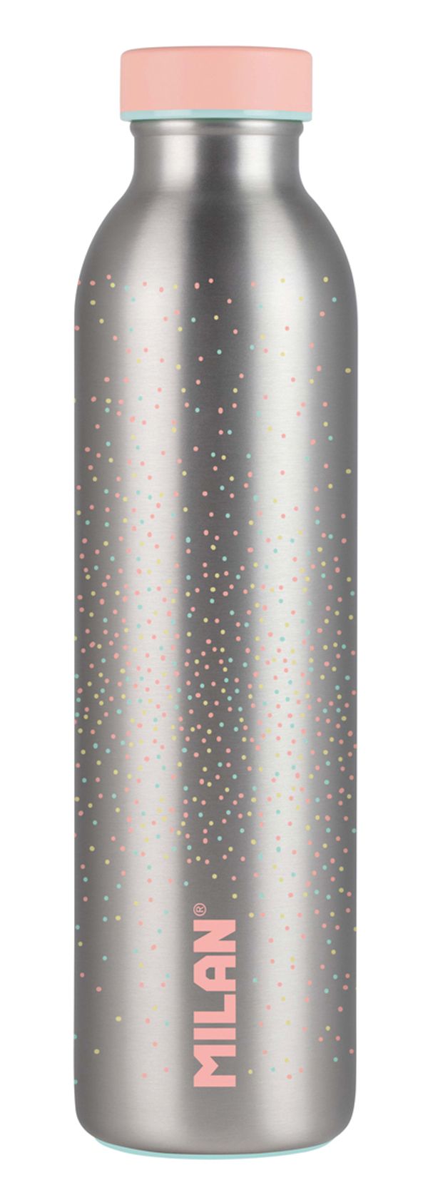 Бутылка металлическая для напитков 591 мл, Milan Silver series 643020SL