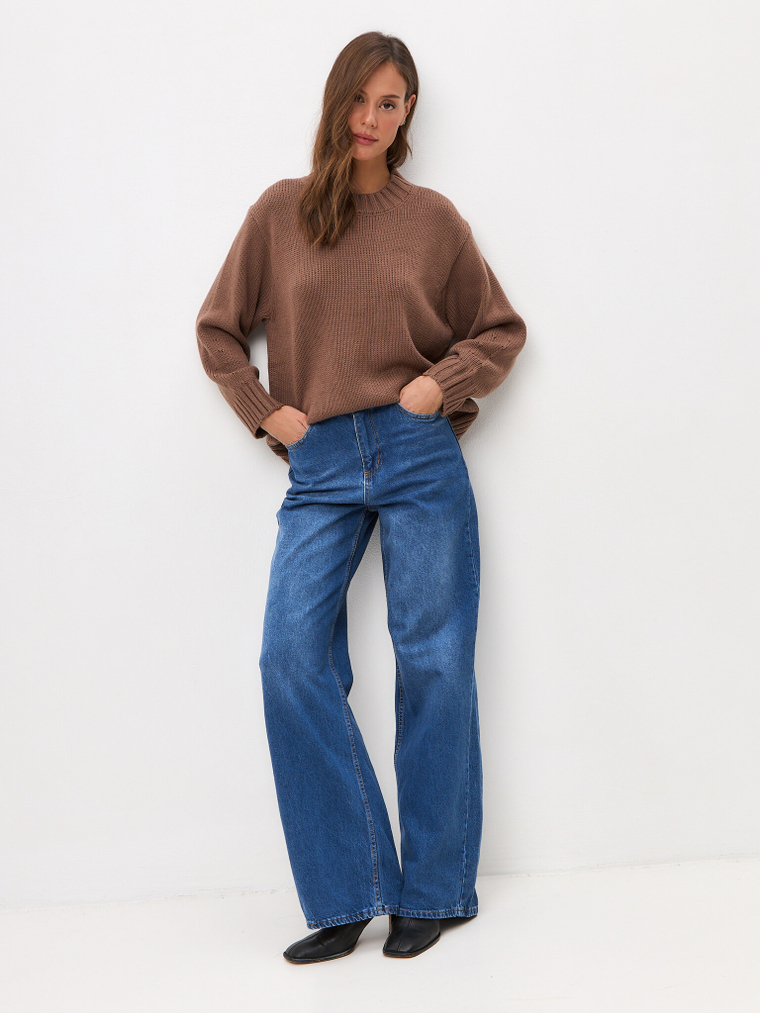 Джинсы широкие