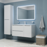 Тумба подвесная IDDIS Edifice, белый, 100 см, EDI10W1i95