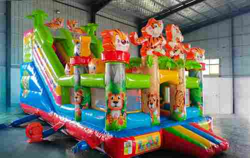 Коммерческий надувной батут «Тигриная страна 3», 8*4*5 м
