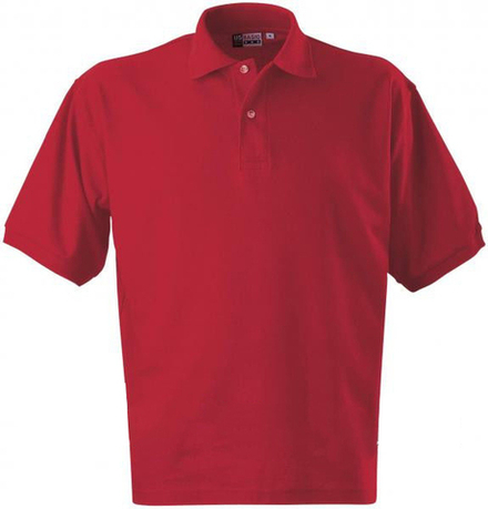Рубашка-поло "Boston" 100% хлопок. Красный  XL
