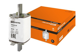Плавкая вставка предохранителя ППНН-35, габарит 1,  63А TDM SQ0713-0019