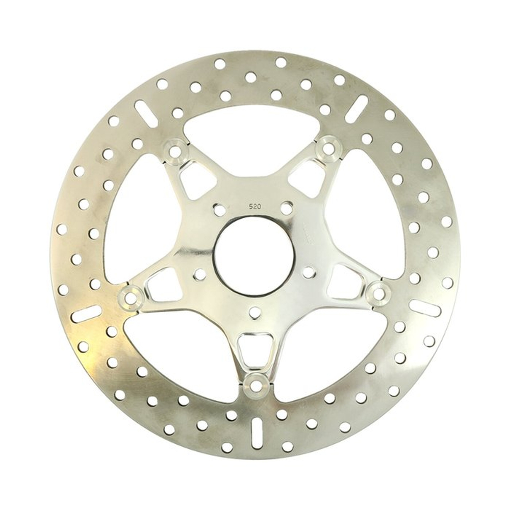 EBC brake rotor. 5-Button Floater front left & right; 300mm OD; 56.3mm ID; 5/16" (8mm)  3.25"; 4.5mm thick