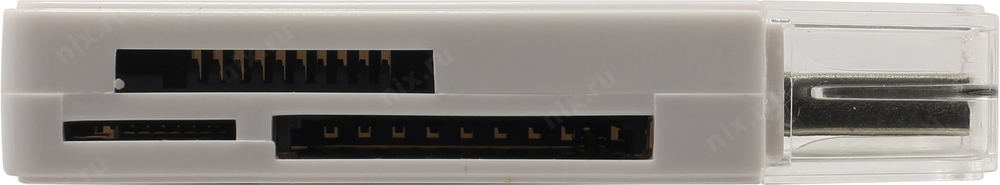 Внешний картридер Smartbuy <SBR-749-W> USB2.0 MMC/SDHC/microSD/MS(/Pro/Duo/M2)