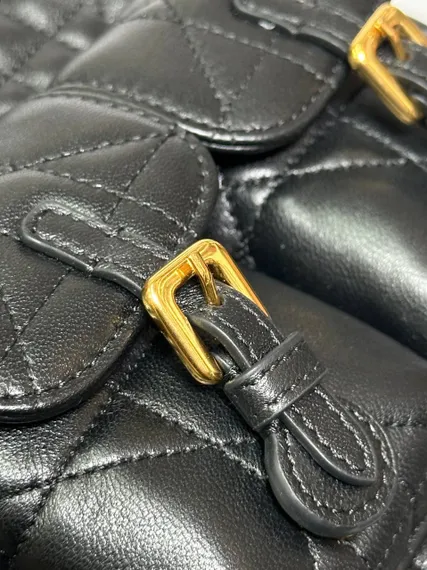 Рюкзак Dior Caro черный, модель среднего формата