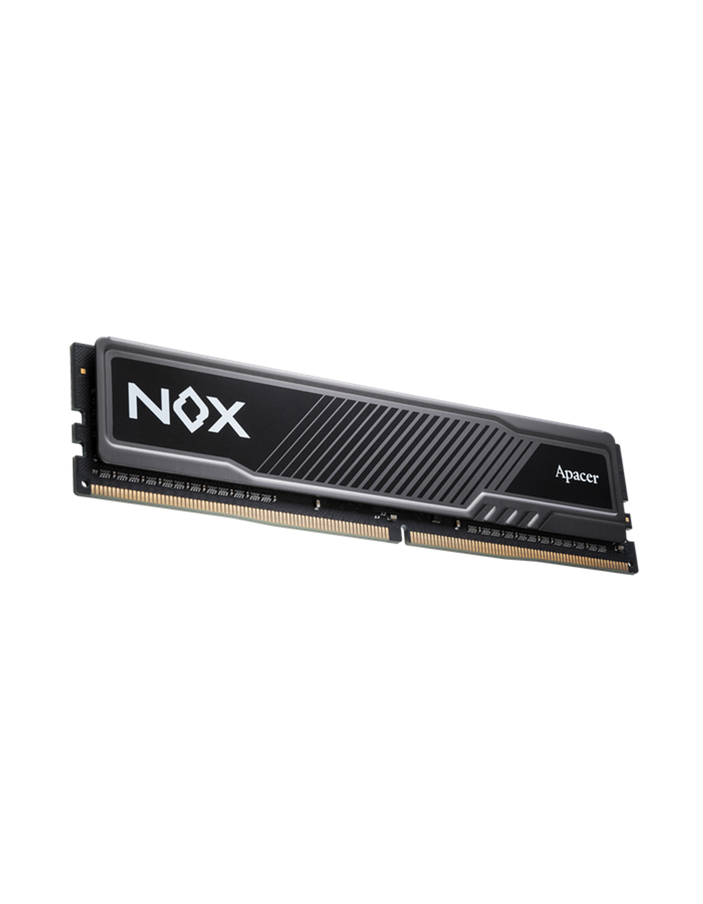 Apacer DDR4 16GB 3200MHz DIMM NOX Black Gaming Memory (PC4-25600) CL16 1.35V Intel XMP 2.0, Heat Sink (Retail) 1024*8 3 years (AH4U16G32C28YMBAA-1)