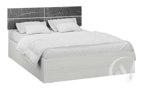 Корпус кровати 1;4м Спальня Теана МДФ (ясень анкор светлый/мрамор дарк)