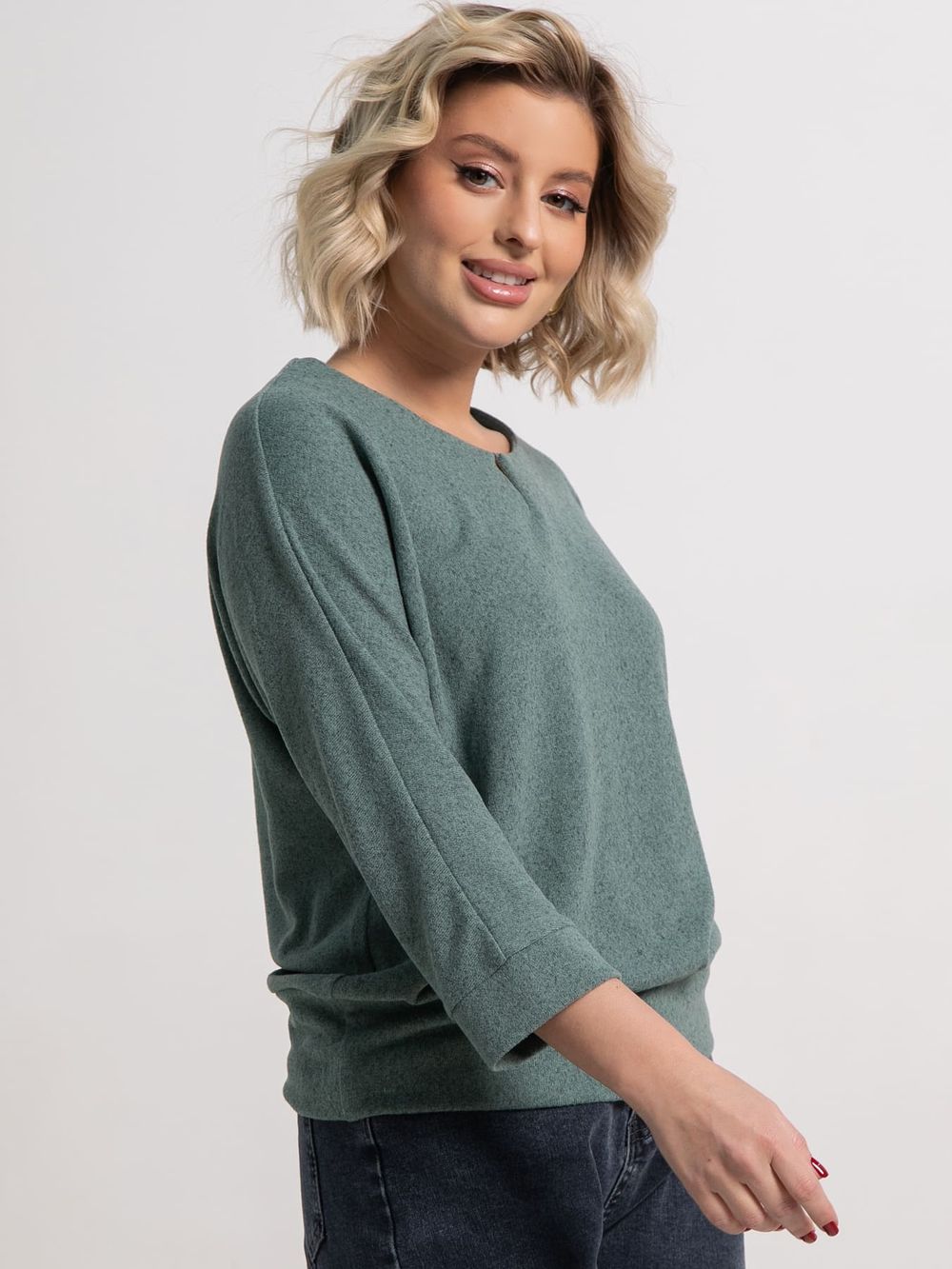Джемпер трикотажный Претти (зеленый) Б15259-50М LT Collection