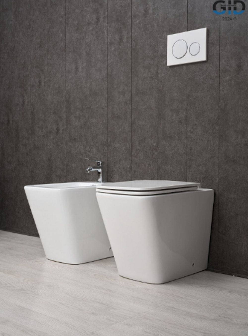 Унитаз приставной Gid TRS-264 62240Y белый 56x34.5x40