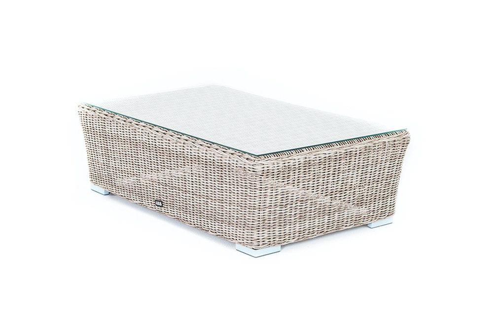 "Капучино" журнальный столик из искусственного ротанга, цвет бежевый