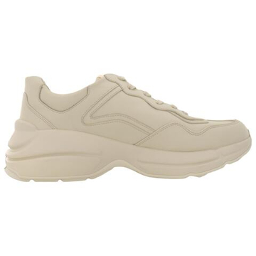 Gucci Rhyton Gucci Logo Leather Sneakers