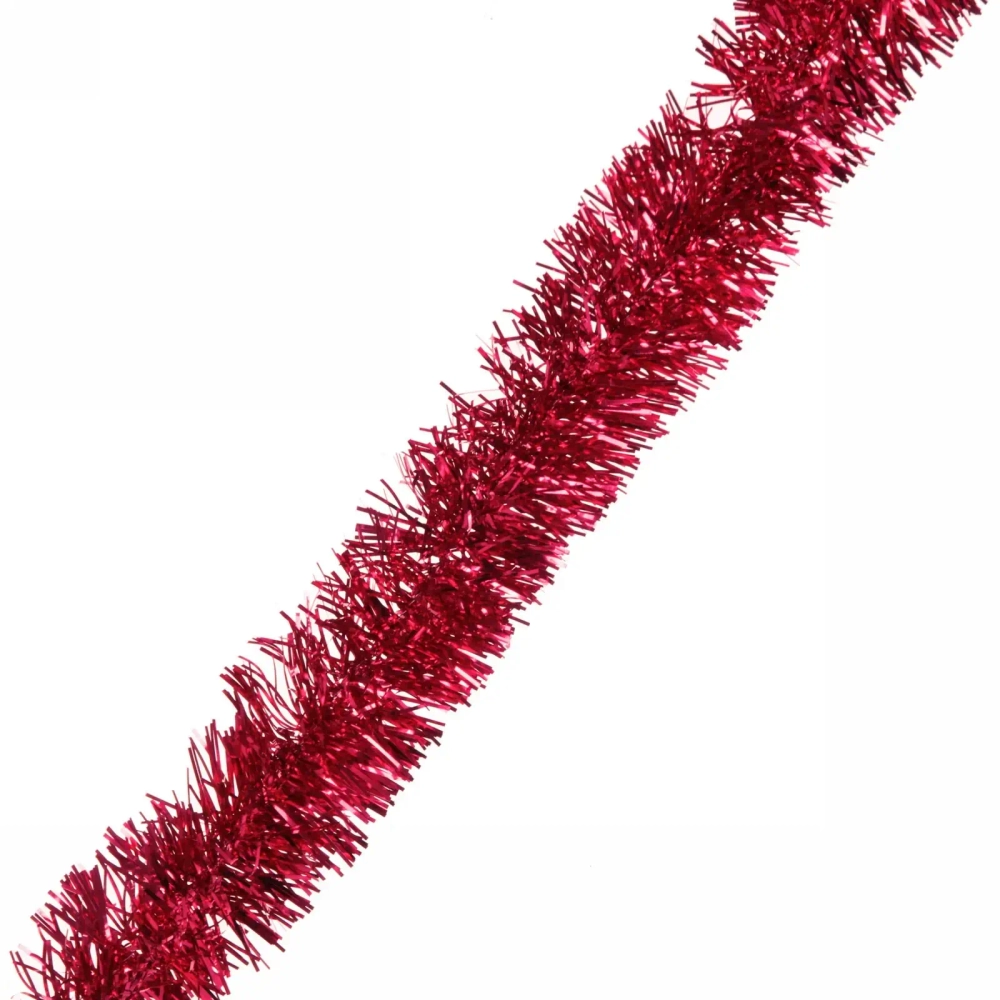 Мишура 2 м 4 см «Сказочное сияние», Красный