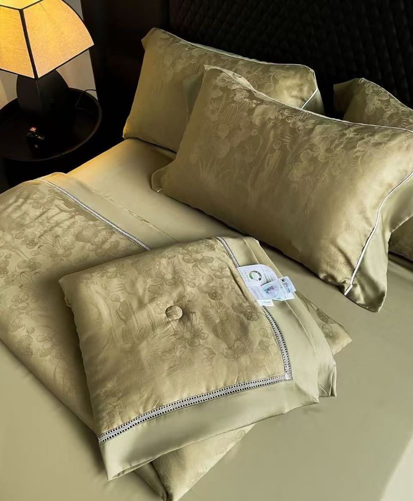 ZEPHYR HOME Двуспалка Тенсель с одеялом зеленый