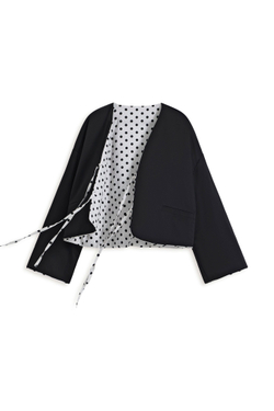 Куртка двустронняя TULUP white/black