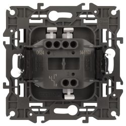 14-1103-05 ЭРА Переключатель, 10АХ-250В, IP20, Эра Elegance, антрацит | Elegance Антрацит