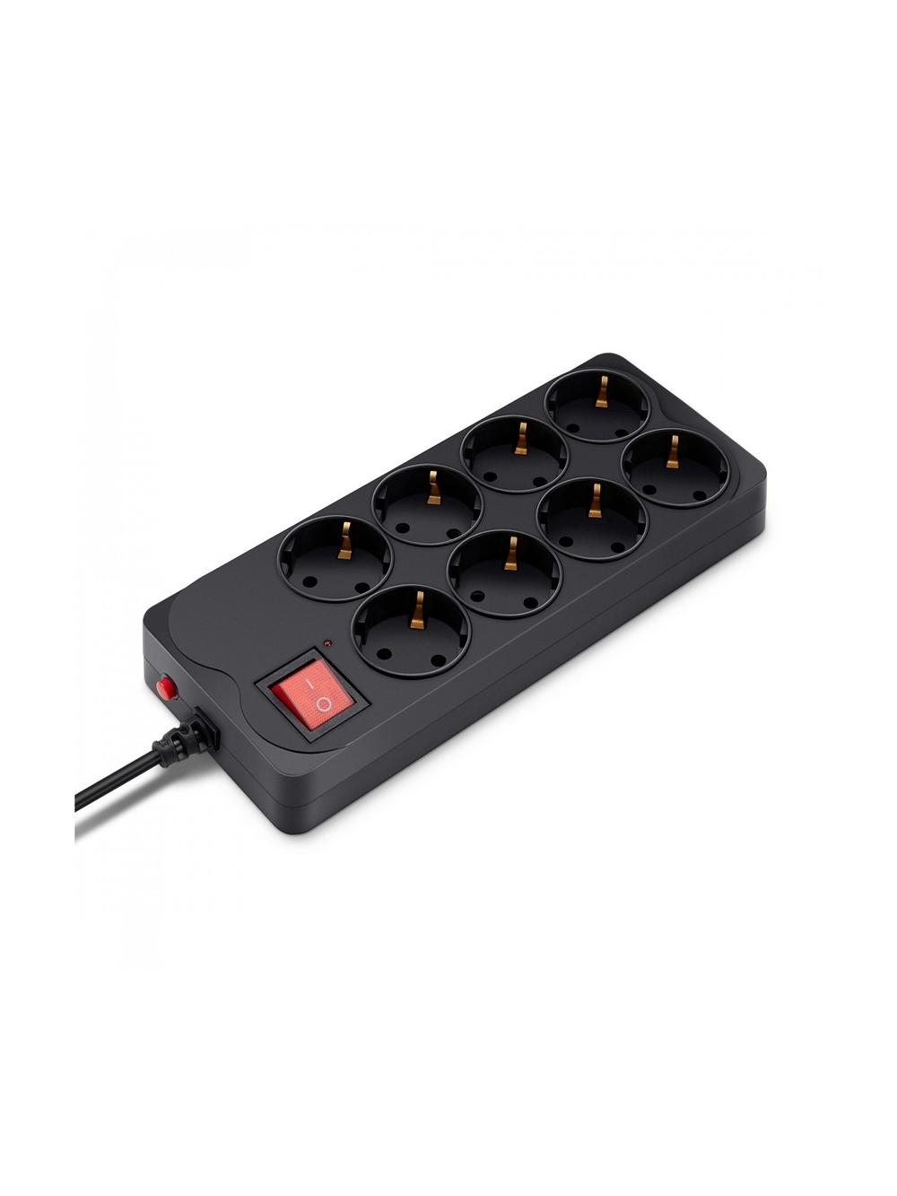 BURO Сетевой фильтр 8 розеток (800SH-3-B),3м, черный коробка {1180912}