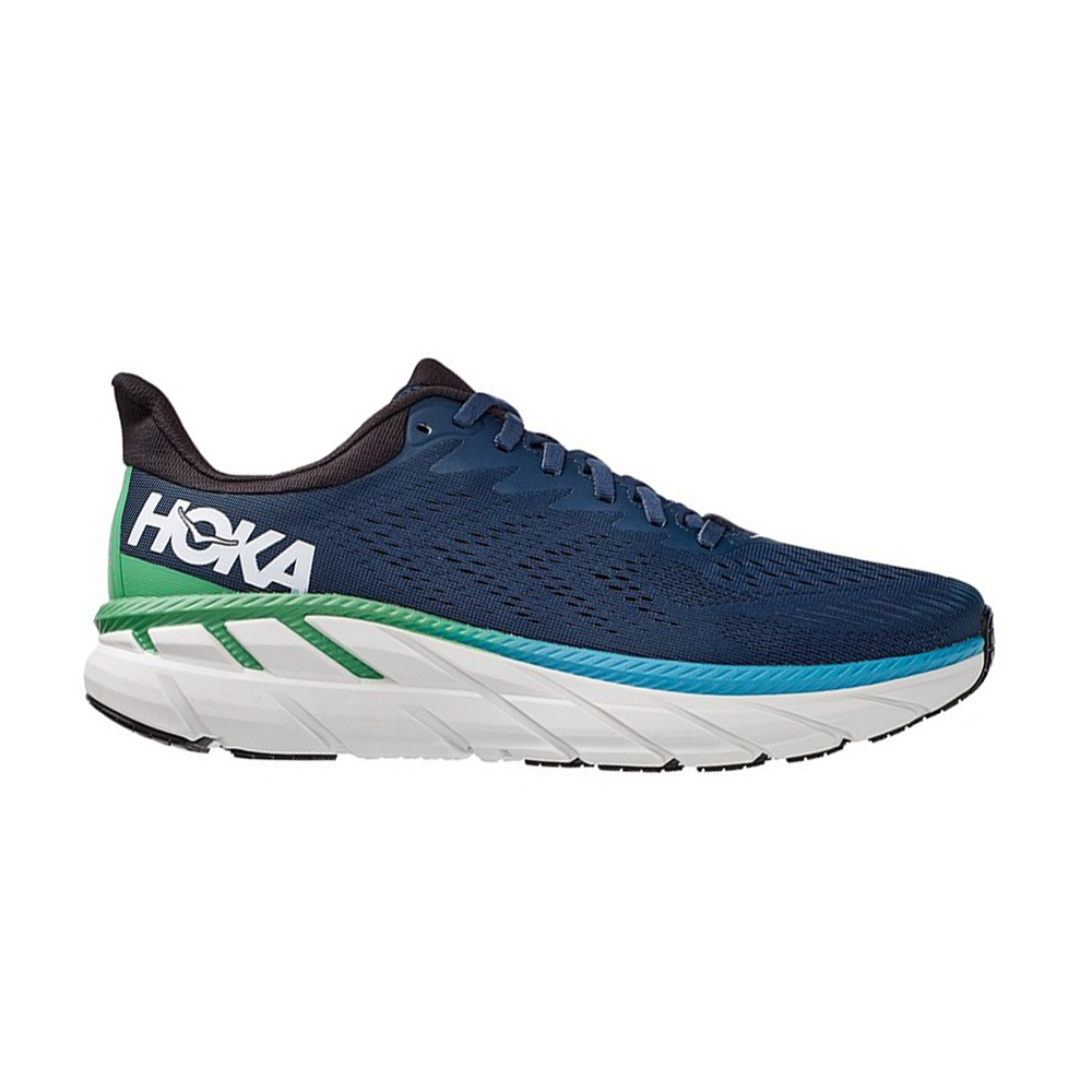 Кроссовки мужские HOKA M CLIFTON 7 WIDE Moonlit Ocean / Anthracite