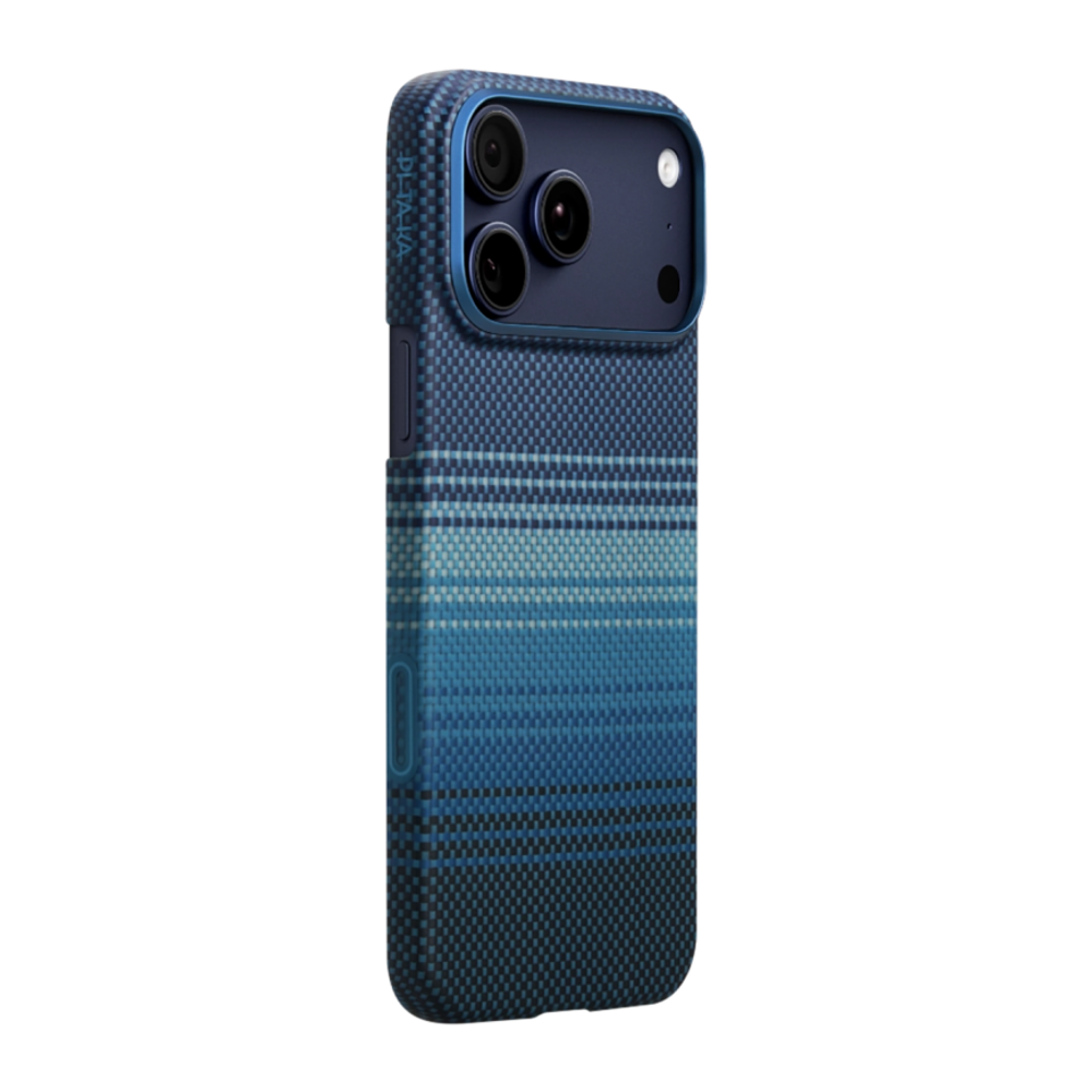 Арамидный чехол MagSafe PITAKA Sunset · Moonrise PitaTap Edge Case для iPhone 17 Pro Ультратонкий текстурированный чехол из арамидного волокна с сенсорной накладкой для Контроллера камеры