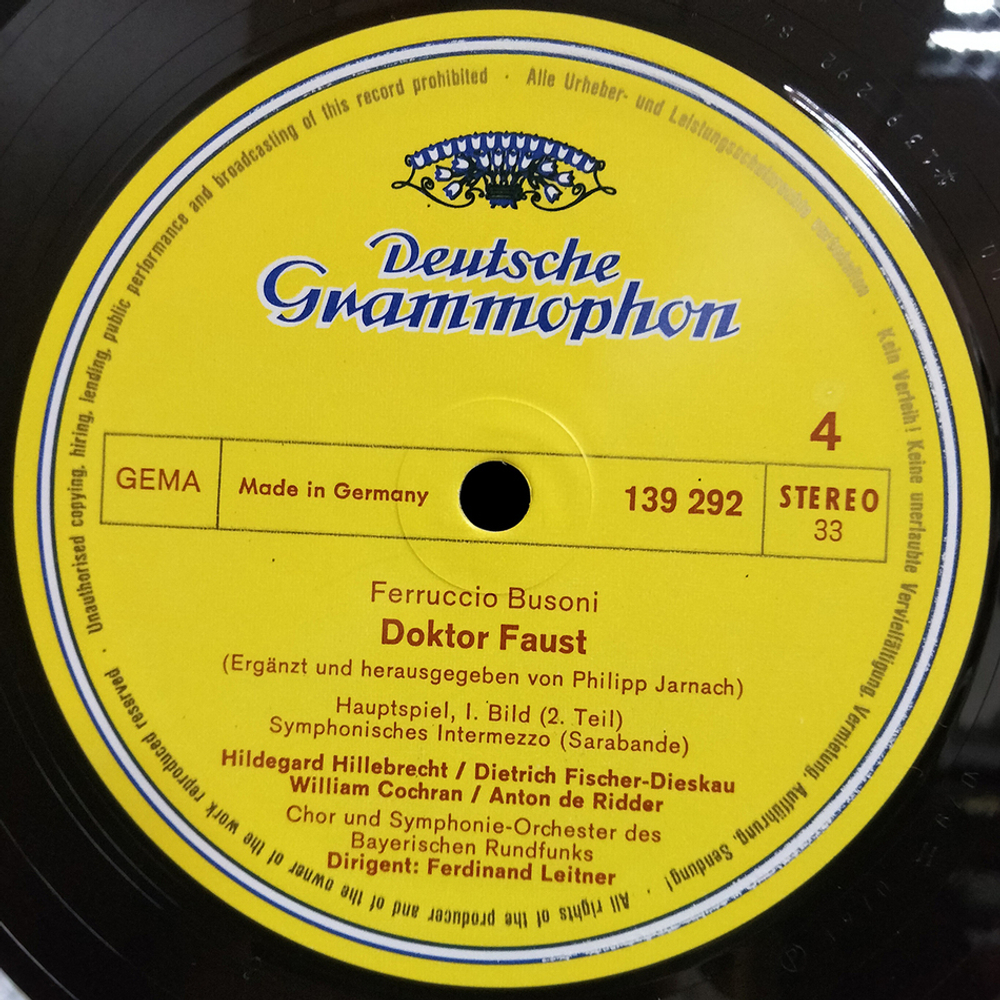Ferruccio Busoni / Doctor Faust (3LP)