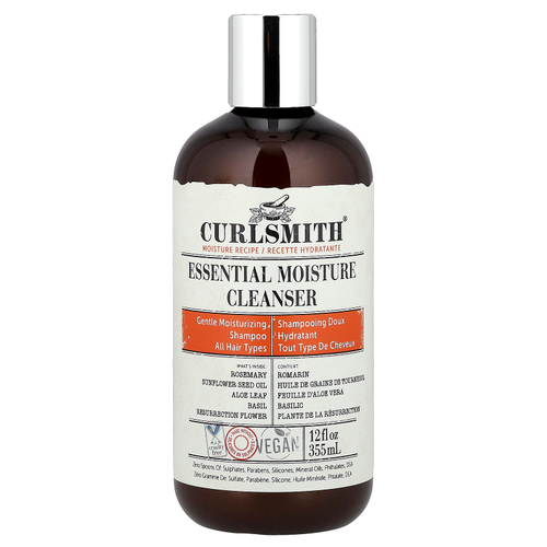 Curlsmith, Essential Moisture Cleanser, для всех типов волос, 355 мл (12 жидк. унций)