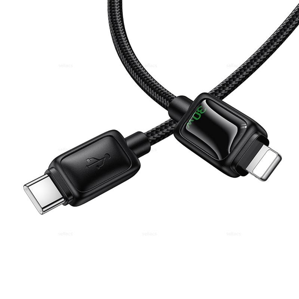 Hoco U146 Mundo PD30W кабель для зарядки и передачи данных Lightning (Краснодар склад)