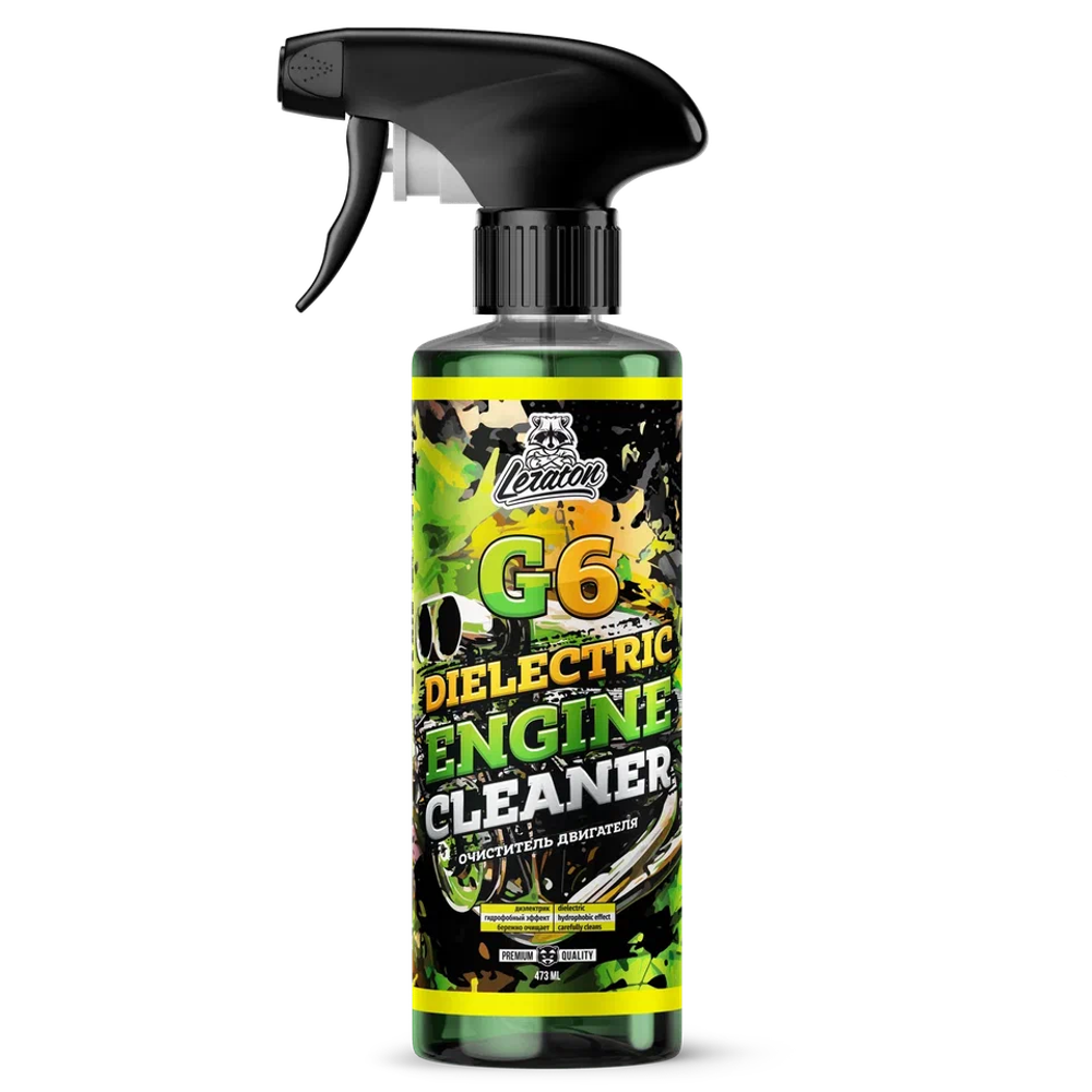 Leraton G6 Очиститель двигателя, диэлектрик 473мл.