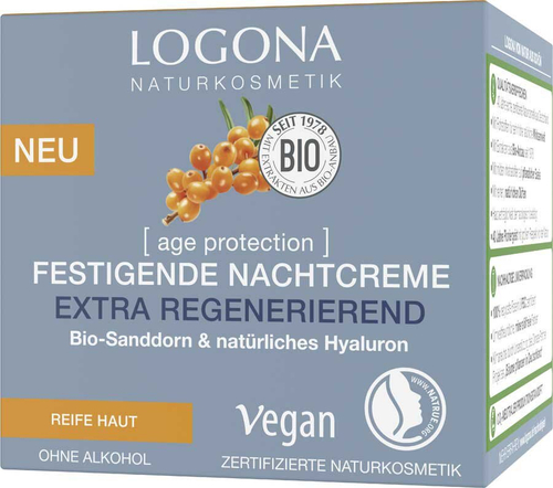 Ночной крем Logona Age Protection Firming, 50 мл