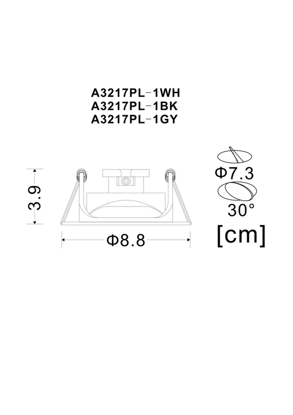 Точечный встраиваемый светильник Arte Lamp ACCENTO