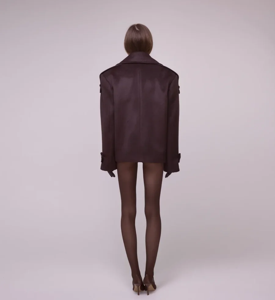 Пальто NUDE BROWN, Коричневый