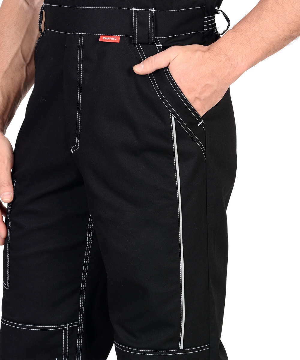 Полукомбинезон СИРИУС-ПРЕСТИЖ черный