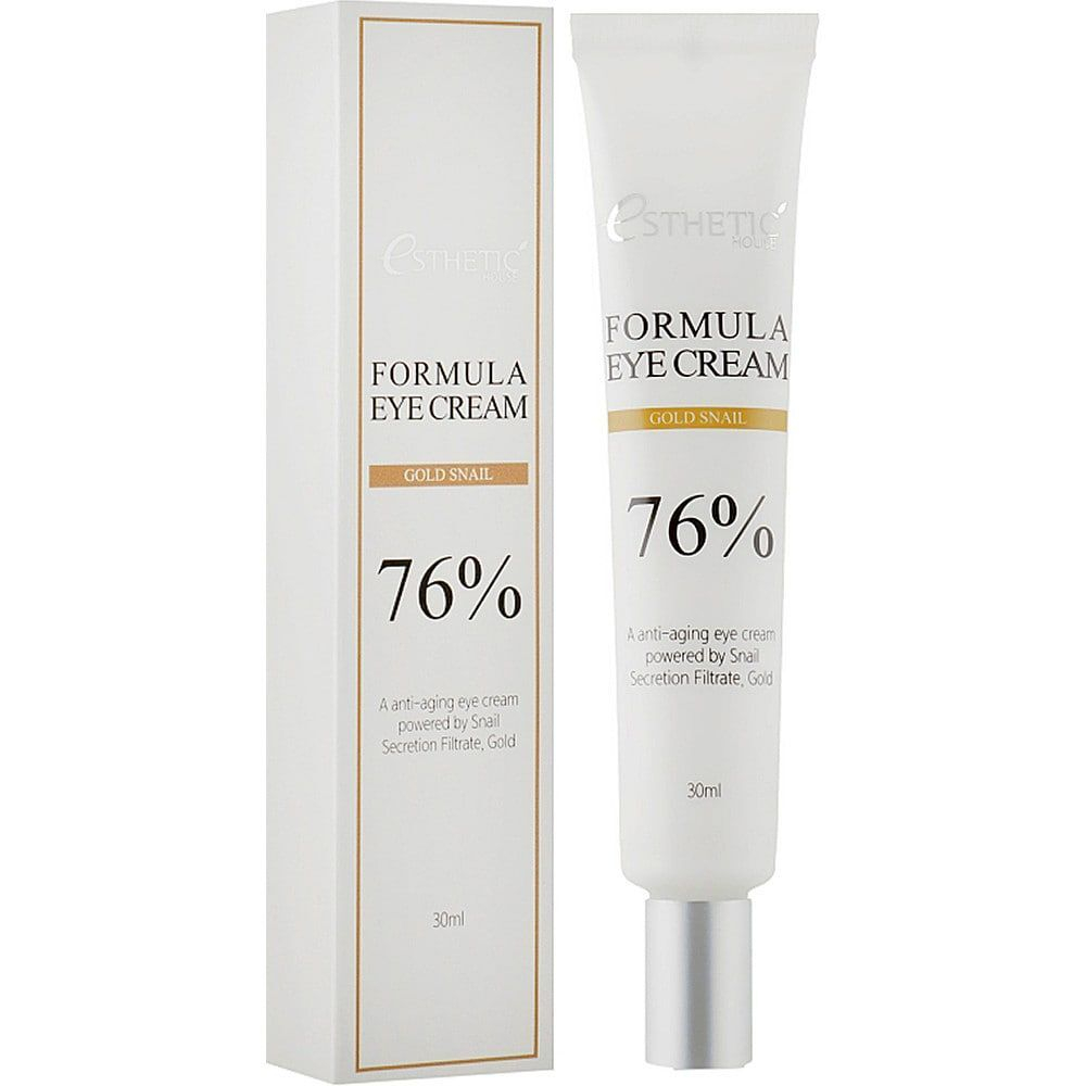 Крем для век с муцином улитки Esthetic House Formula Eye Cream Gold Snail 76%