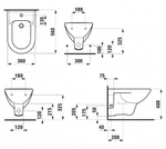 8309510003021 БИДЕ ПОДВЕСНОЕ LAUFEN PRO