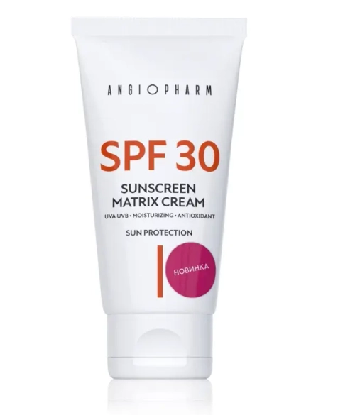 Angiopharm SPF 30 Солнцезащитный крем 50 мл