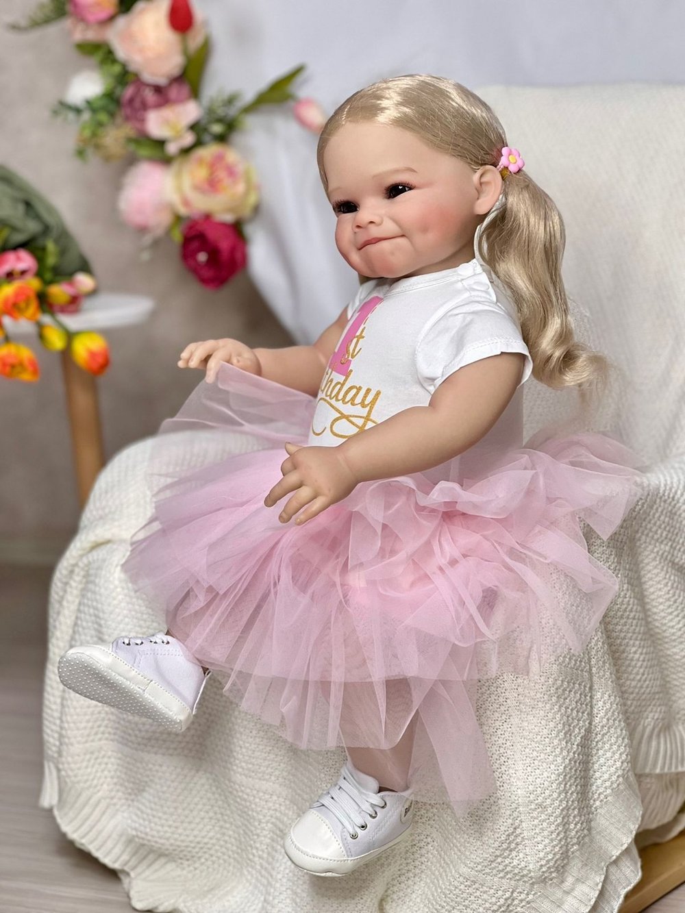 Кукла Реборн мягконабивная 60см (FA-963)