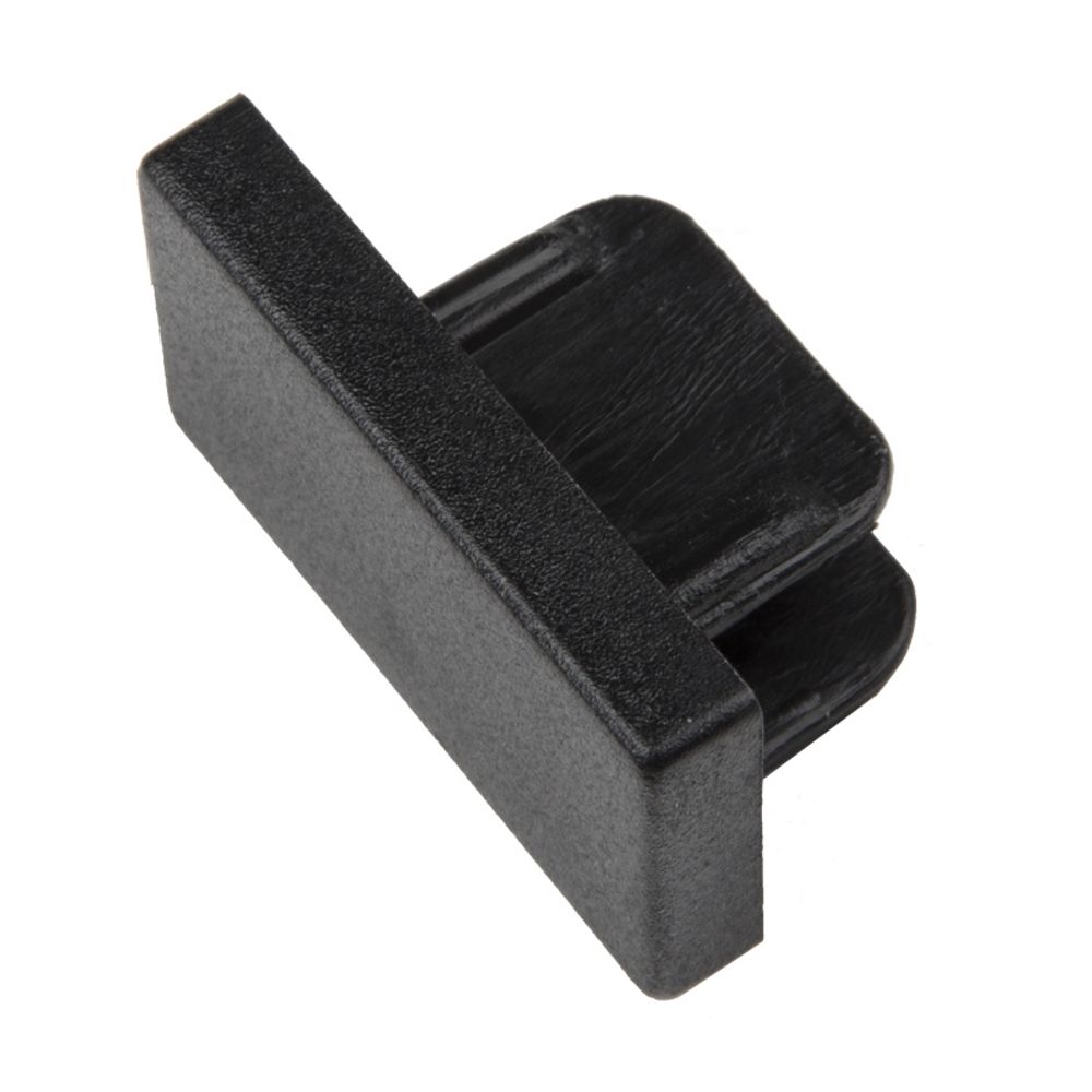 UFB-Q122 C21 BLACK 1 POLYBAG Заглушка торцевая типа G. Черная. ТМ Volpe.