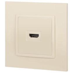 14-3114-02 ЭРА Розетка HDMI, IP20, Эра Elegance, сл.кость | Elegance Слоновая кость