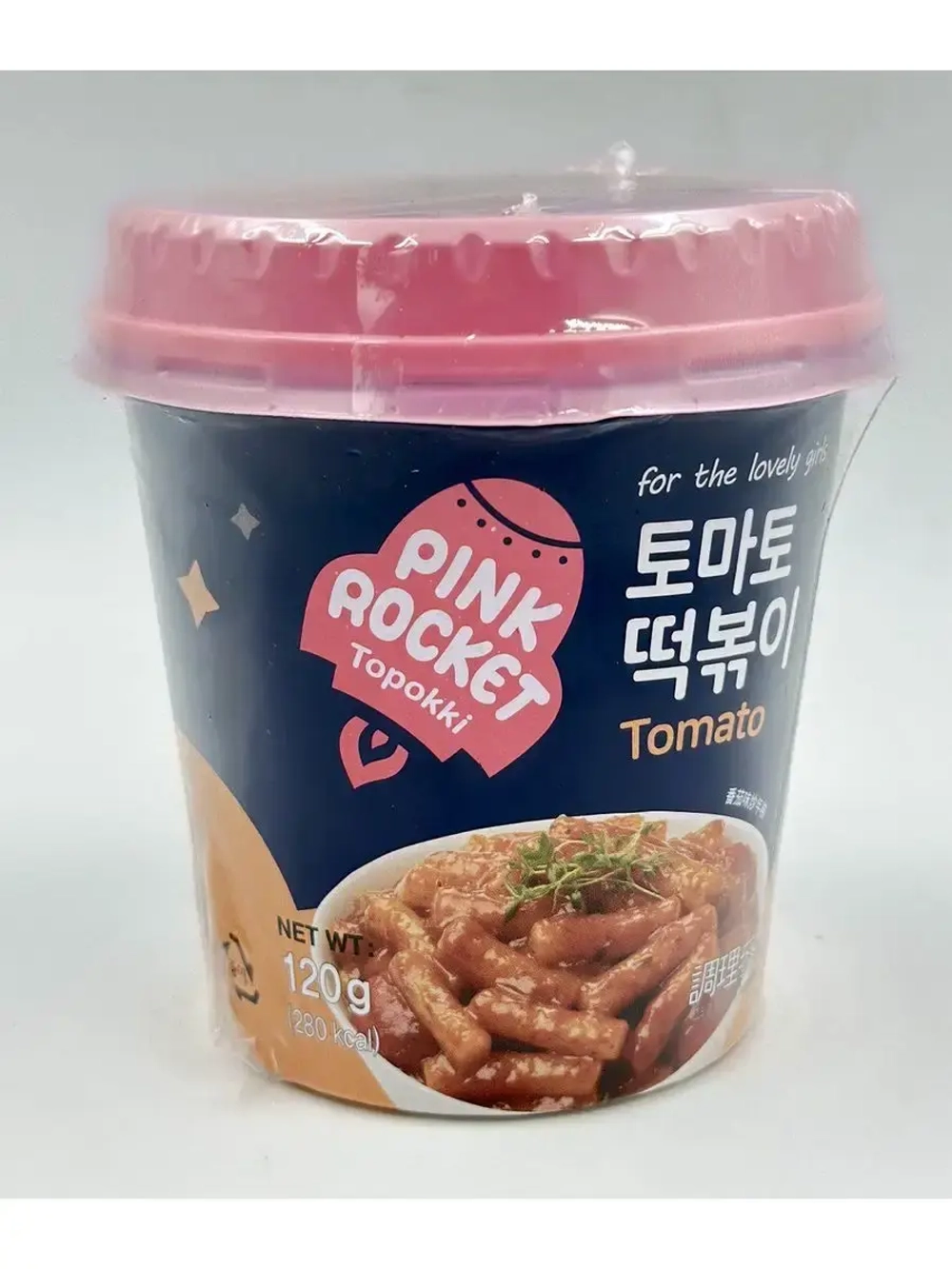 Токпокки Томатные в стакане Pink Rocket 120г